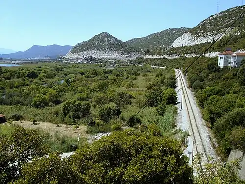 Railway line at Rogotin