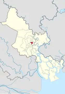 Position in Ho Chi Minh City