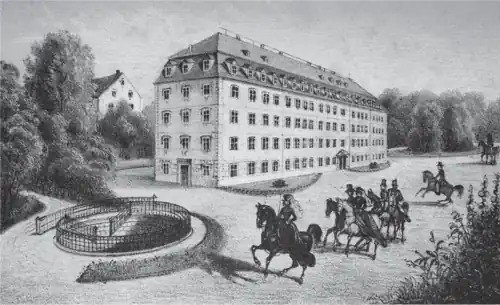 Donaueschingen Palace in 1828
