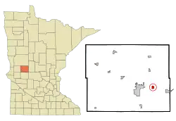 Location of Nelson, Minnesota