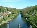 Downstream from the ironbridge