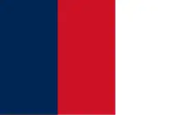 The French Second Republic adopted a variant of the tricolour for a few days between 24 February and 5 March 1848.[8]