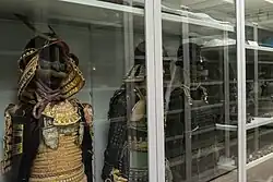 Display of Japanese armour