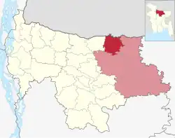 Location of Durgapur