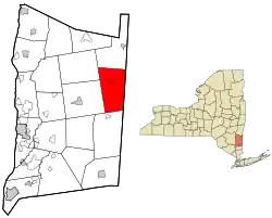 Location of Amenia, New York