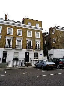 exterior of large terrace house