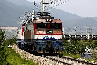 Korail freight train
