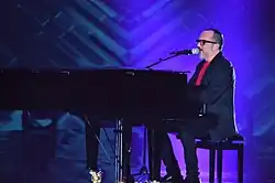 Cetinski at the Slovenian national final for Eurovision in February 2017