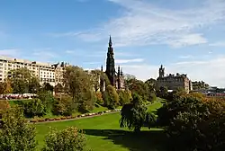 Image 19The Princes Street Gardens, the best known park in Edinburgh