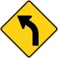 P1-2I Open curve to the left
