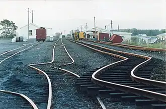 Damaged Railway Tracks after the 1987 Edgecumbe earthquake