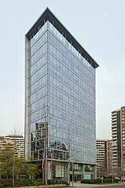 Building hosting the Embassy in Santiago