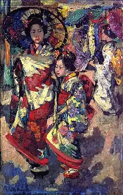 Hornel, Two Geisha Girls (1894)