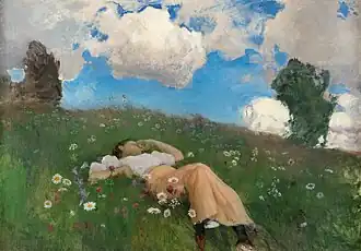 Saimi in the Meadow, 1892