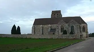 The church in Le Plessis-Placy