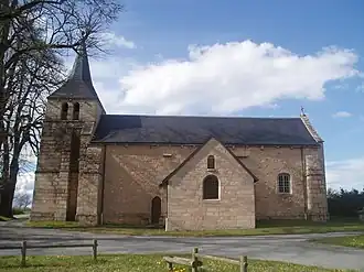 The church of Saint-Pierre and Saint-Paul, in Gioux
