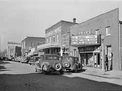 According to the 1945 Film Daily Yearbook, the 500-seat Grand was one of three movie houses in operation at that time, which also included the Orpheum and the Nox. Today the former Grand is used as a meeting place for a fraternal order.