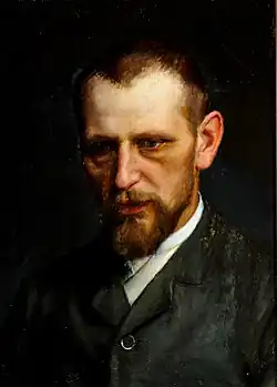 Portrait of Laurits Andersen Ring, oil on panel