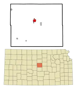 Location within County and Kansas