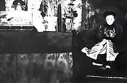 Young Puyi, the Xuantong Emperor and Jingfen, Empress Dowager Longyu