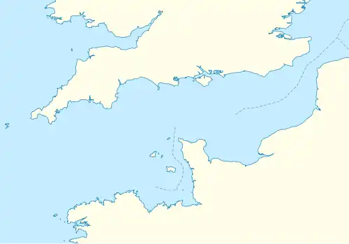 Guernsey is located in English Channel