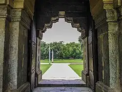 Doorway of the mausoleum