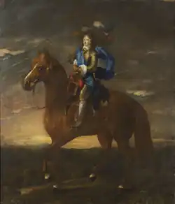 Equestrian portrait of Charles Emmanuel II of Savoy, oil on canvas, priv. col.