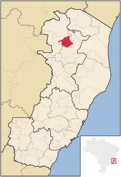 Location of Vila Pavão