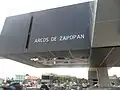 External view of the Arcos de Zapopan station