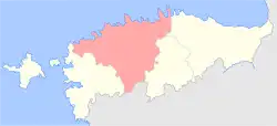 Location in the Governorate of Estonia