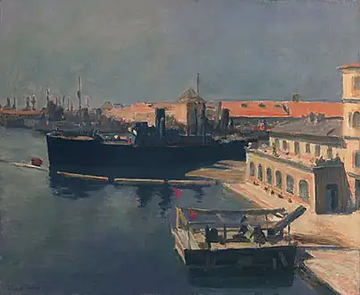 The Port of Toulon. 1929