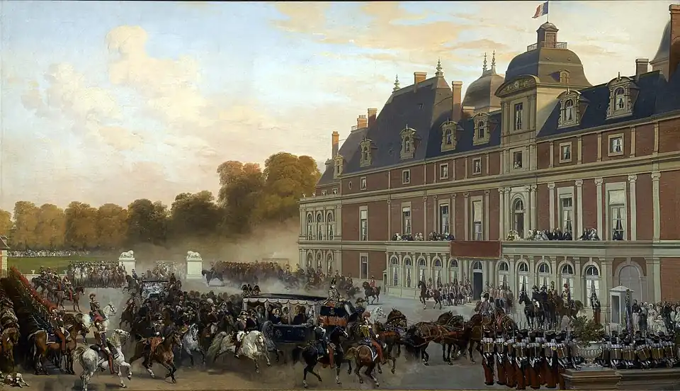 The Arrival of Queen Victoria at the Château d'Eu, 1843