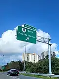 PR-18 north at exit 3A to PR-17 west in Gobernador Piñero, San Juan
