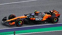 Dunne driving the McLaren MCL39 at the 2025 Austrian Grand Prix