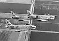 FJ-3 Furies of VF-33 near NAAF El Centro, 1957