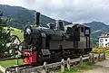 Locomotive FS R.410.004 of the Val Gardena Railway, restored and with new livery