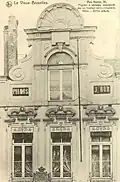 Façade of the sales building, rue Neuve, Brussels