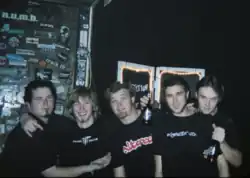 Original Faktion lineup at the Curtain Club in Dallas, Texas on September 23, 2004.