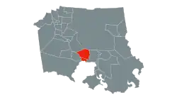 Location of Falmouth