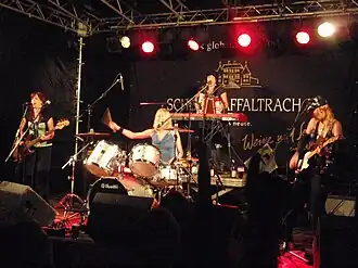 Screaming Orphans at the "Folk im Schlosshof" festival 2010