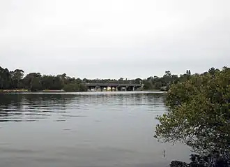 The bridge viewed from Boronia Park