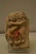 Sexual ceramic figurine.