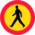 No pedestrians (1969–1982)