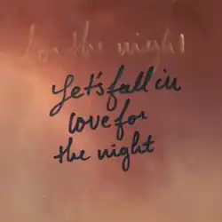 The single cover for "Let's Fall in Love for the Night"