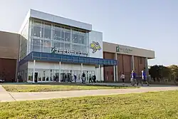 Exterior view of First Bank & Trust Arena