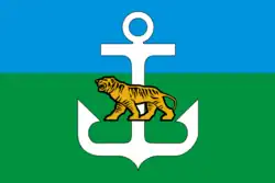 Flag of Lazovsky rayon (Primorsky kray)