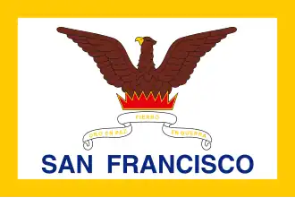 Flag of San Francisco, California, USA