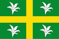 Flag of Santa Cruz de Marchena, Spain