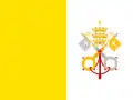 Flag of the Papal States in periods 1825–1849 and 1849–1870