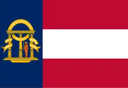 Flag of Georgia, (1902–1906)
